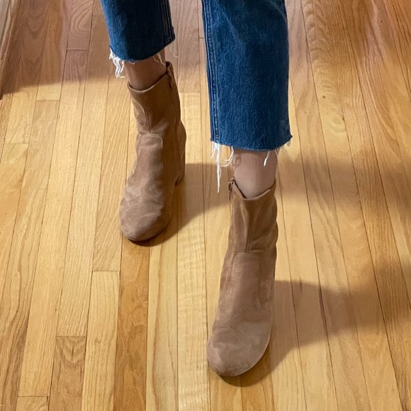 Tan Booties - Picture 2 of 8